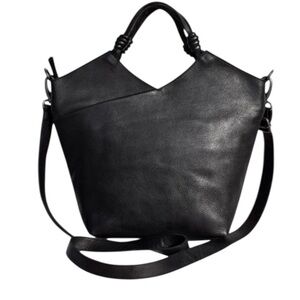 Latico NASH Black Leather Shoulder Bag